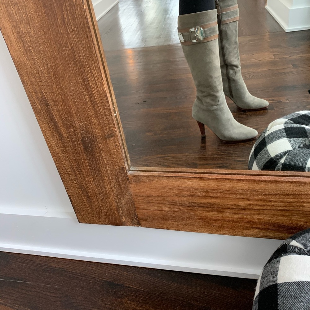 Cole Haan gray suede boot